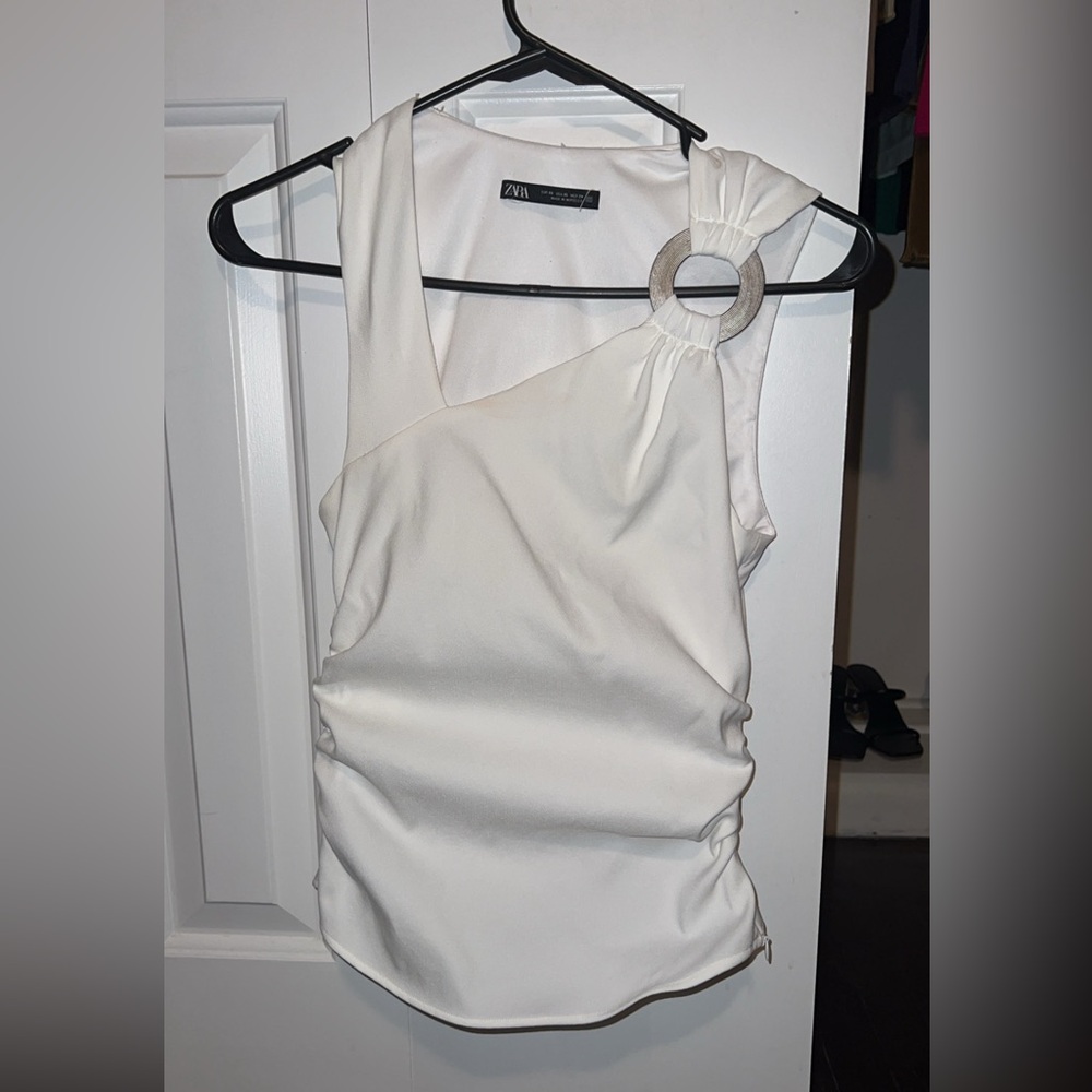 Zara Size XS One Shoulder Top
